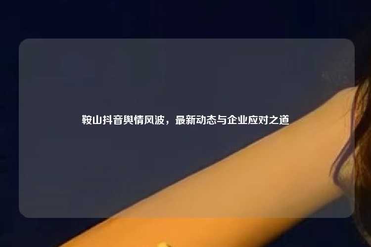 鞍山抖音舆情风波，最新动态与企业应对之道