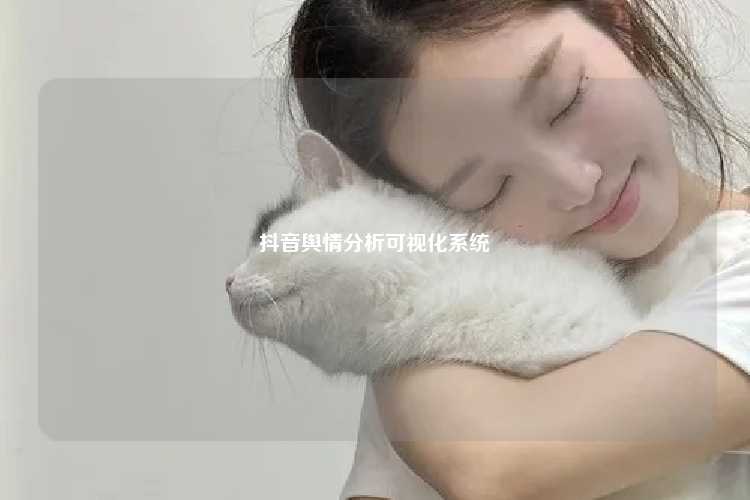 抖音舆情分析可视化系统