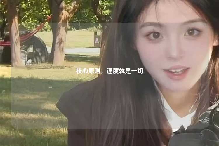 核心原则,速度就是一切