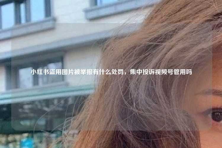 小红书盗用图片被举报有什么处罚，集中投诉视频号管用吗